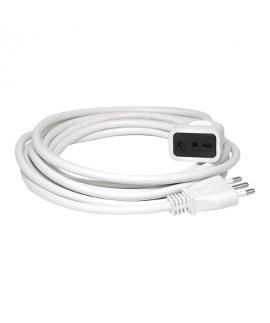 Prolunga Elettrica Bipasso 220V 2500W 5MT