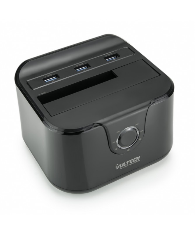 Docking Station Sata - Max 1HDD - 3 Porte USB 3.0 - Quick Charge  - Nero