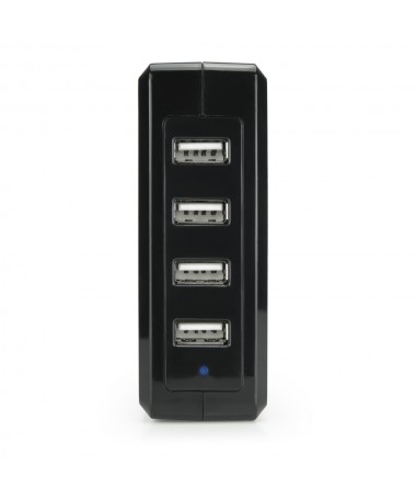 Caricatore Adattatore Universale da Tavolo 4 USB 220V 5V 6,8A - Nero   CC-068N