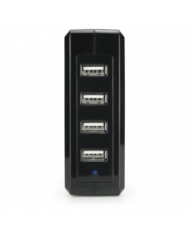 Caricatore Adattatore Universale da Tavolo 4 USB 220V 5V 6,8A - Nero   CC-068N