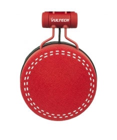 Headphones Super Bass with Mic and volume control – Red