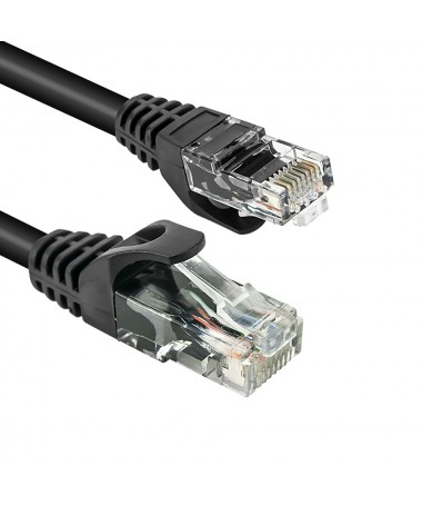 Cavo Ethernet - Categoria 6 - Nero - 1 MT