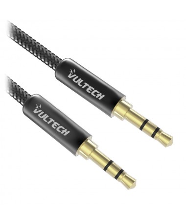 Cavo Audio Jack 3,5mm in Nylon maschio-maschio, 1m