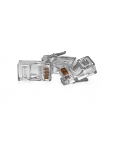 Connettori Trasparenti RJ45  50 Pz. (SN21401)