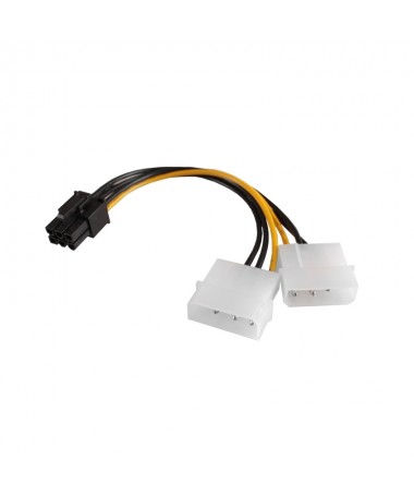Cavo 2 Molex to Pci Express (6 Pin)