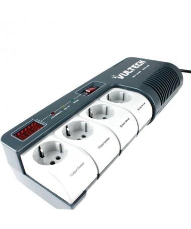 Stabilizzatore di Tensione AVR 1000VA 4 Schuko LCD
